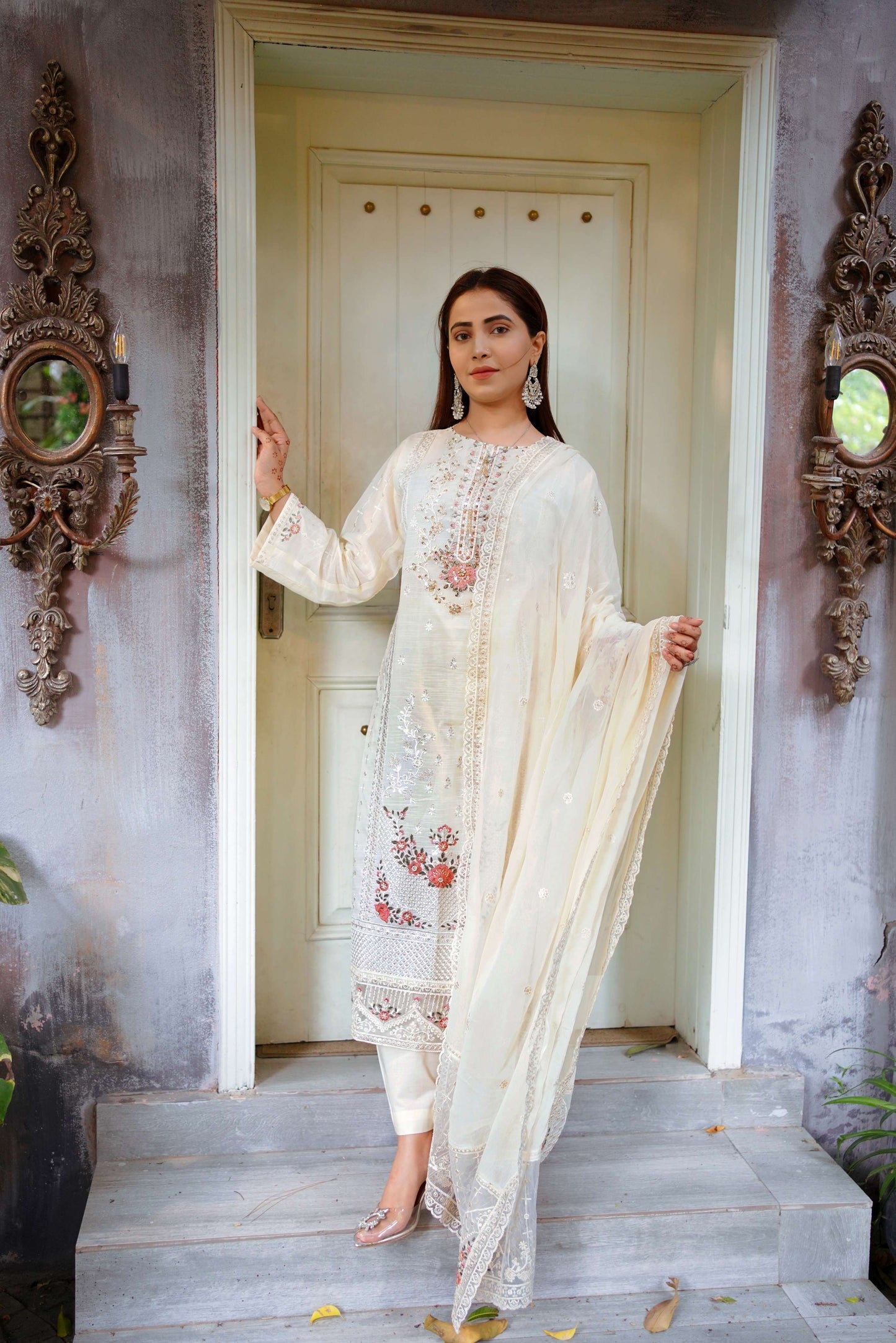 Sadaf – Embroidered Lawn Three-Piece Suit