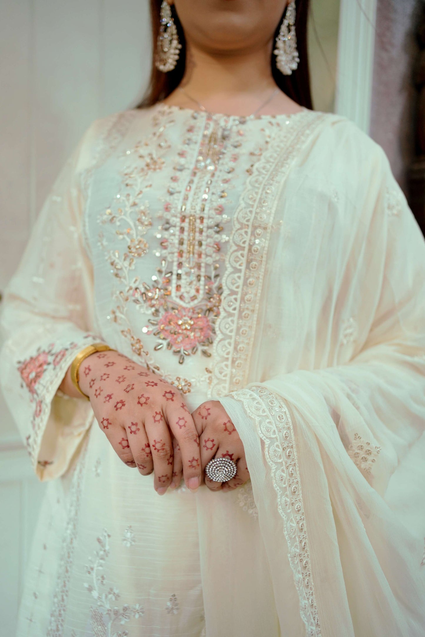Sadaf – Embroidered Lawn Three-Piece Suit
